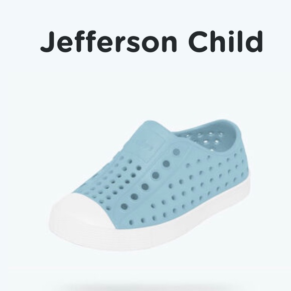 NATIVE SHOES JEFFERSON SKY BLUE SIZE J6 EUC - Picture 2 of 6